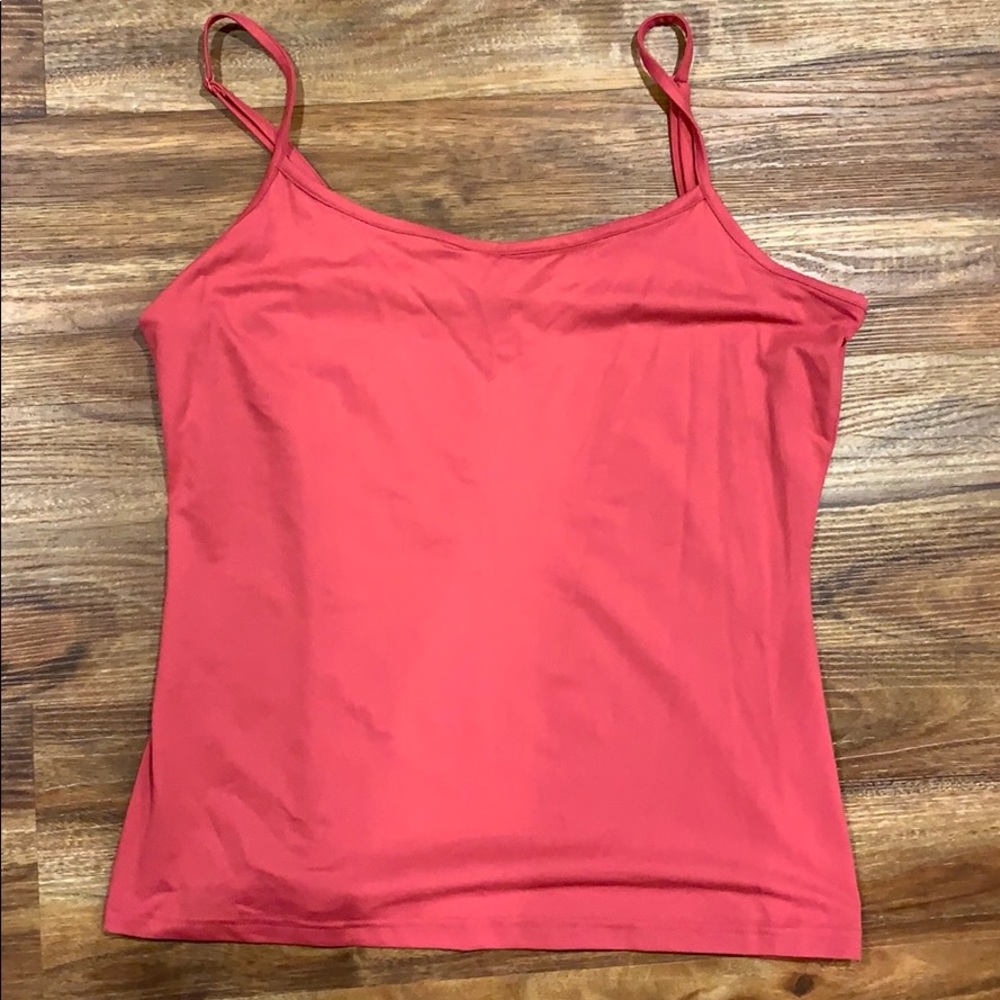 Satiny dark pink camisole